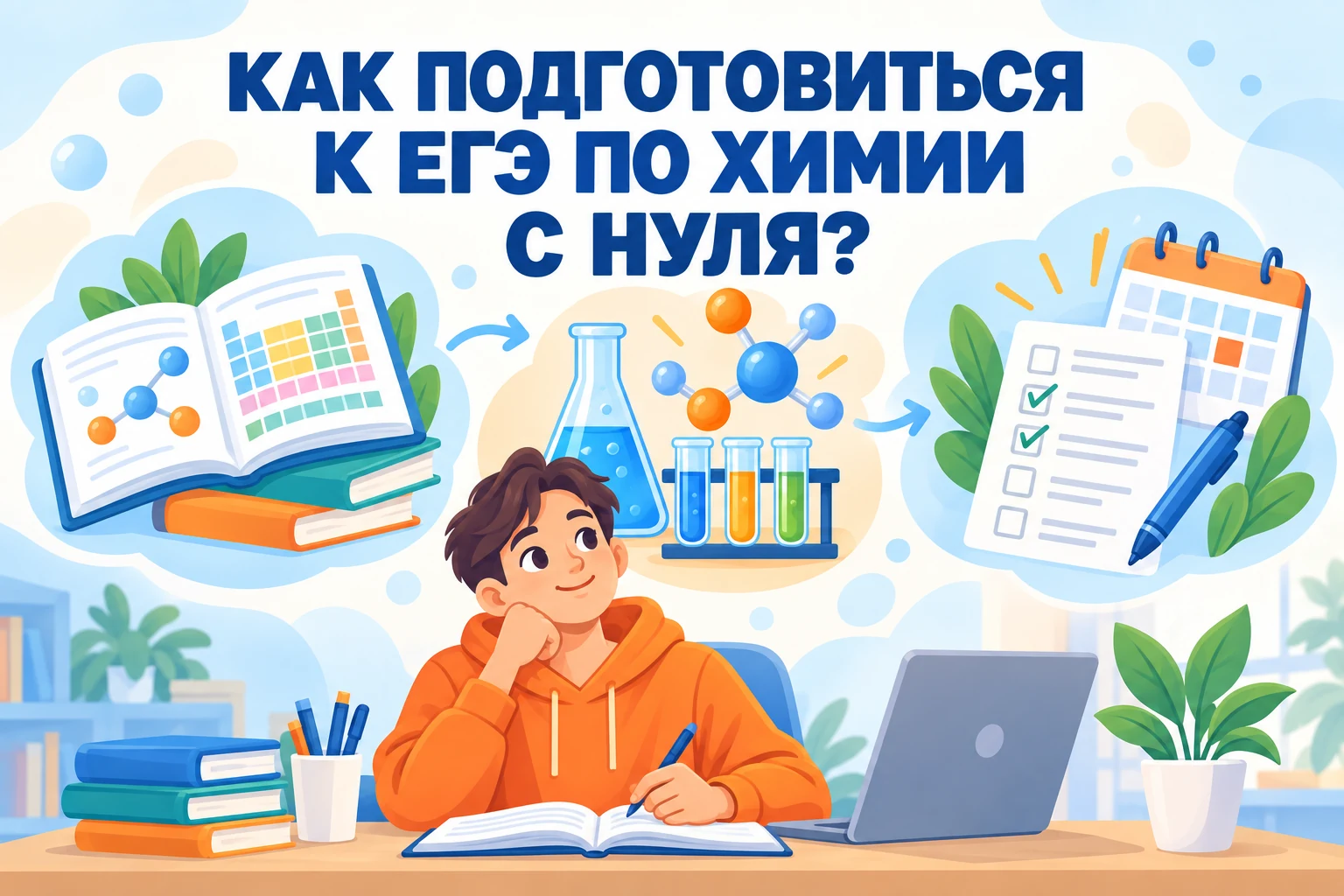 Как подготовиться к ЕГЭ по химии с нуля в 2027 году