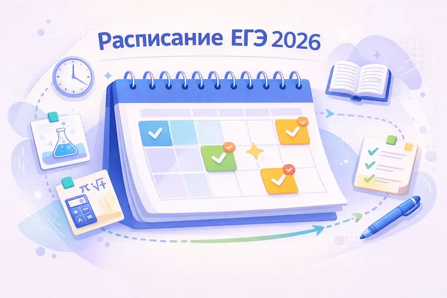 Расписание ЕГЭ 2026: даты проведения экзаменов, резервные дни и пересдача